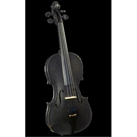 SAGA Cremona Premier Novice Violin Outfit - Sparkle Black, 4-4 SV-130BK